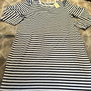 Universal thread long sleeve striped dress